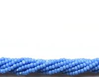 11/0 Charlotte Cut Beads 2 MM Light Sapphire Opaque 10/20/50/250/500 Grams (10 Grams 1300 Pieces) PREMIUM SEED Beads, vintage supplies