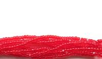 13/0 Charlotte Cut Beads Light Siam 5/10/20/50/250/500 Grams craft supplies, jewelry making, embroidery materials, vintage beads, rare