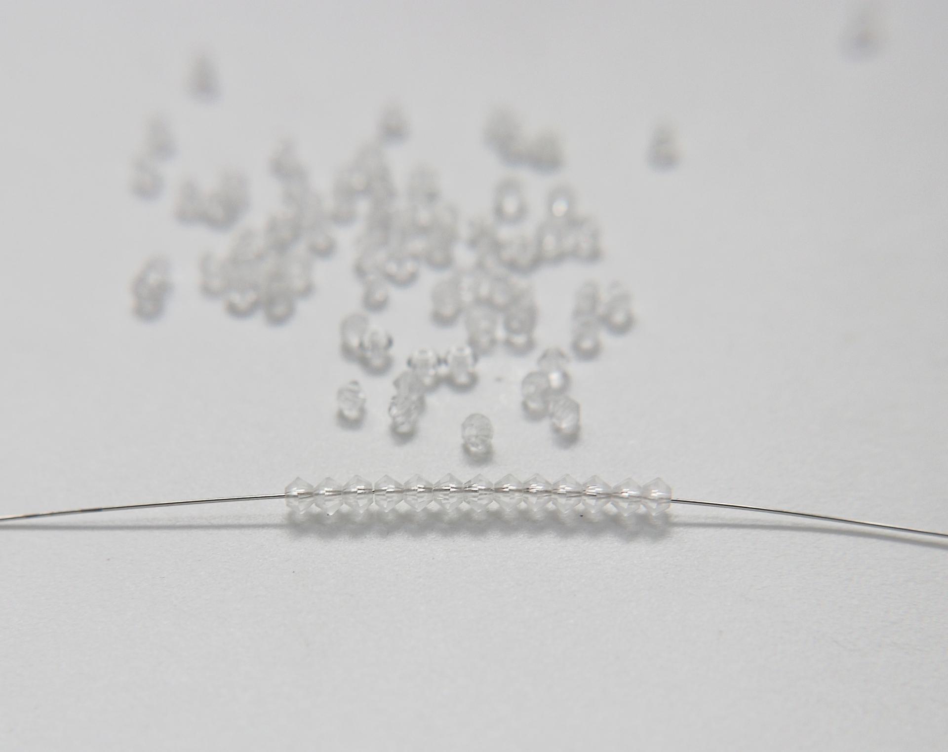 3mm Crystal MATT Swarovski Bicone beads Cuts 72/144/432/1000 Pieces (001) Jewelry findings, embroidery materials, jewelry making, rare beads