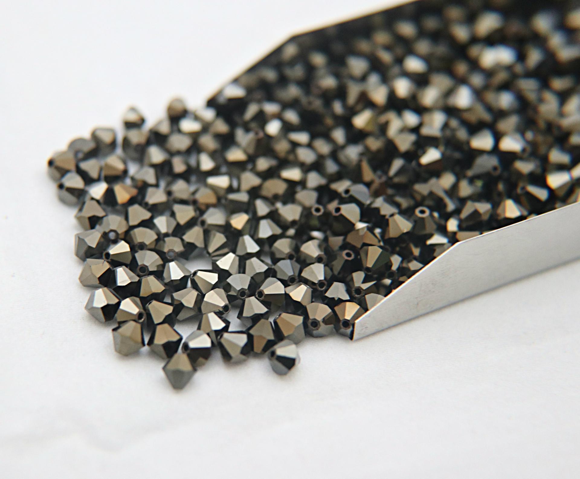 Swarovski (5mm) AB 2X FC Bicones rainbow beads 3600 Pieces jewelry making, couture embellishments