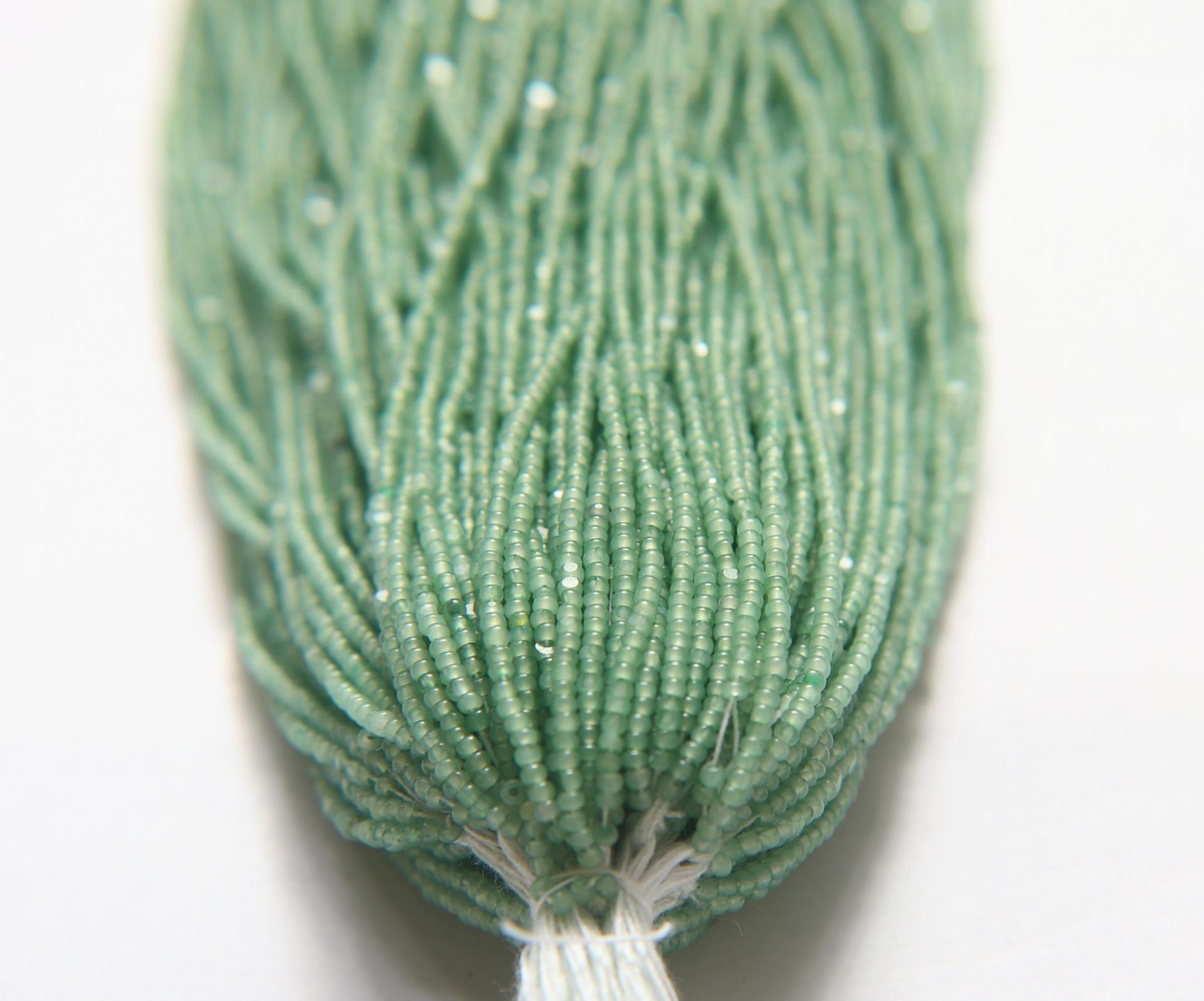 11/0 Hanks Charlotte Cut Beads Dark Sage Opal 1/5/25/50/100 Hanks 2.0mm jewellery rare glass beads, jewelry supply, Native supply