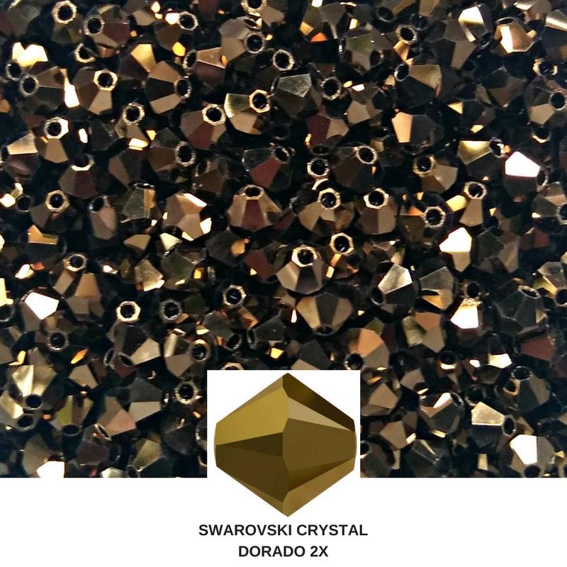 Swarovski (5mm) AB 2X FC Bicones rainbow beads 3600 Pieces jewelry making, couture embellishments