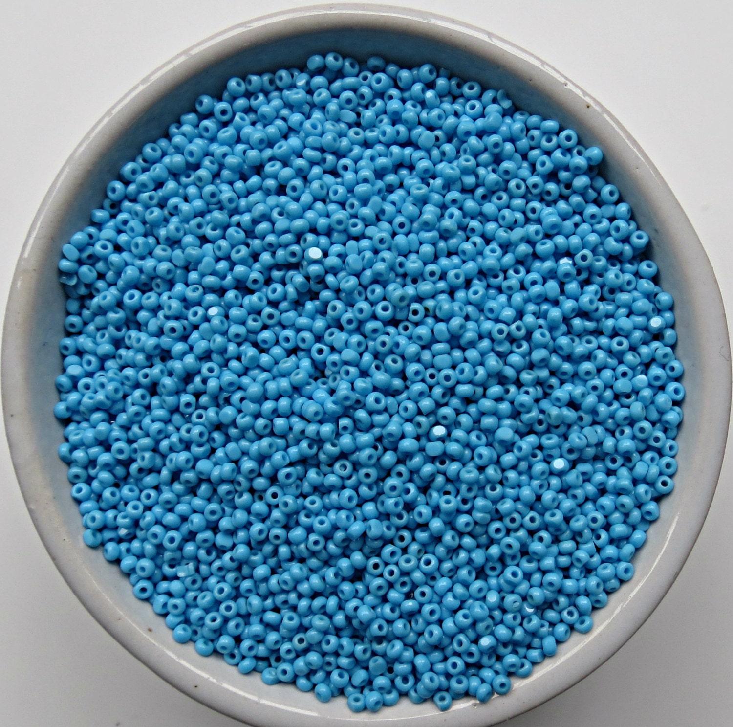 11/0 Charlotte true Cut Beads Opaque Turquoise 10/20/50/250/500 Grams (10 Grams 1300 Pieces)