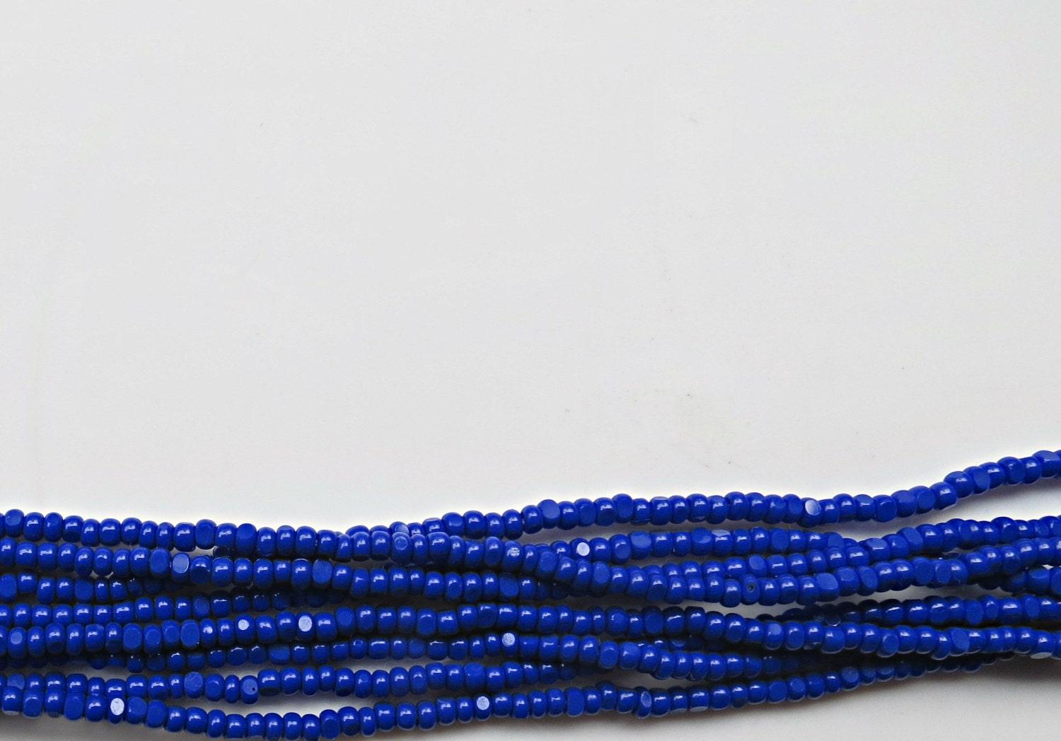 11/0 Charlotte true Cut Beads Medium Blue Opaque 10/20/50/250/500 (10Grams 1300 Pieces)
