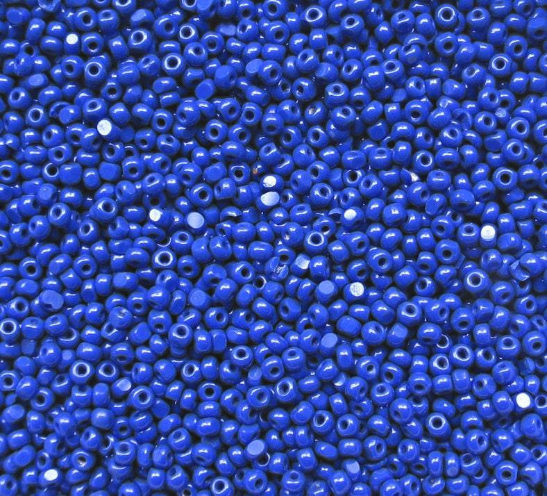 11/0 Charlotte true Cut Beads Medium Blue Opaque 10/20/50/250/500 (10Grams 1300 Pieces)