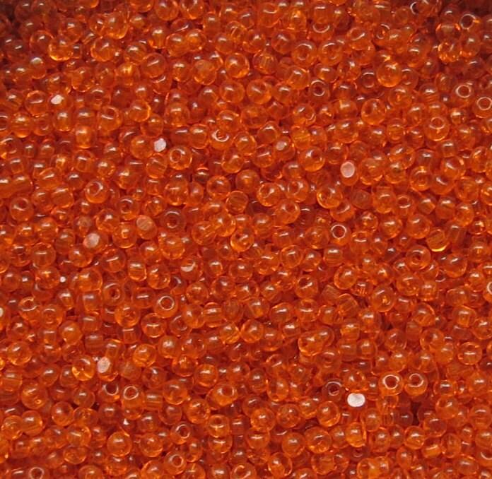 13/0 Charlotte Cut Beads Light Orange Transparent 5/10/20/50/250/500 Grams (10 Grams 2600Pieces) PREMIUM SEED Beads Native supply