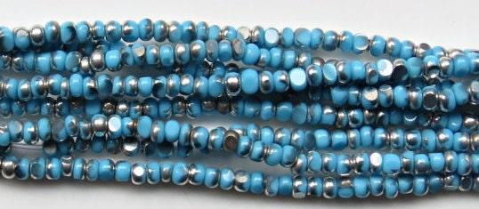 11/0 Charlotte true Cut Beads Patina Opaque Turquoise Silver 10/20/50/250/500 Grams