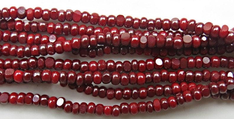 11/0 Charlotte true Cut Beads Ionized Light Red Opaque 10/20/50/250/500 Grams embroidery materials, jewelry making mix beads, metallic beads