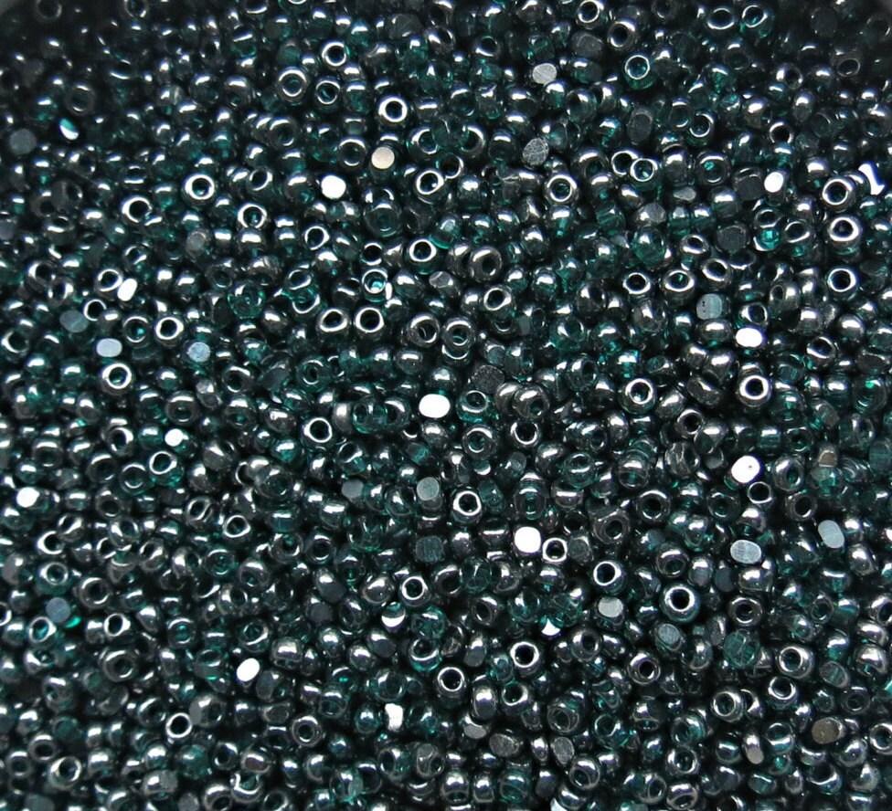 11/0 Charlotte Cut Beads Ionized Teal Transparent 10/20/50/250/500 Grams vintage findings, PREMIUM SEED BEADS, premium materials, craft