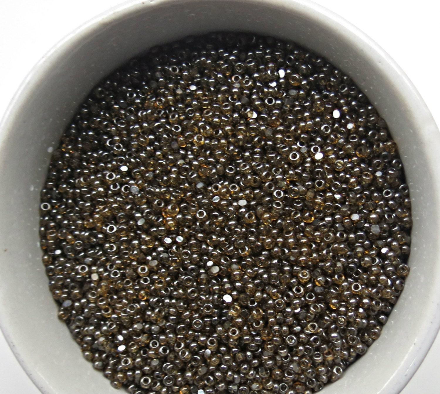 11/0 Charlotte true Cut Beads Ionized Honey Transparent 10/20/50/250/500 Grams vintage findings, embroidery materials, craft supplies, rare