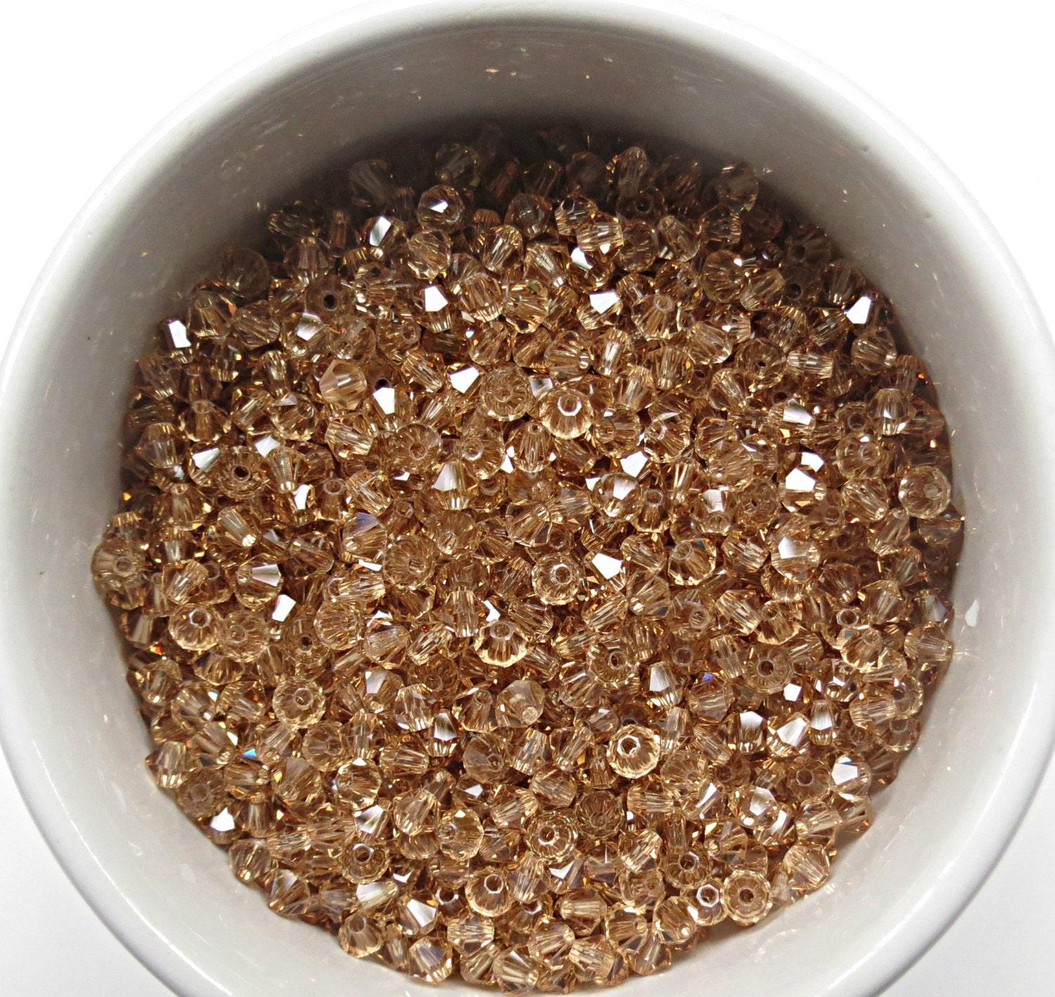 3mm Light Colorado Topaz Swarovski Bicone 36/72/144/432/720 Pieces Jewelry findings, embroidery materials, jewelry making, rare beads