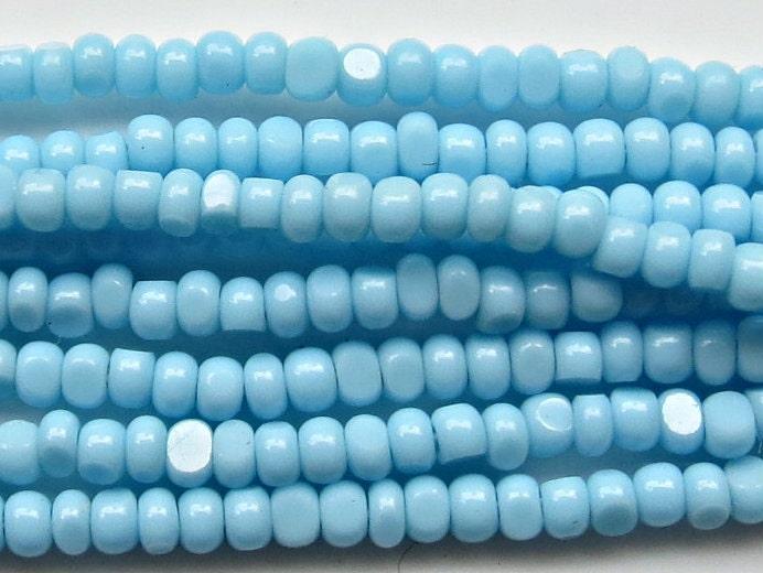 11/0 Charlotte true Cut Beads Opaque Powder Turquoise 10/20/50/250/500 Grams PREMIUM SEED BEADSembroidery materials, jewelry making