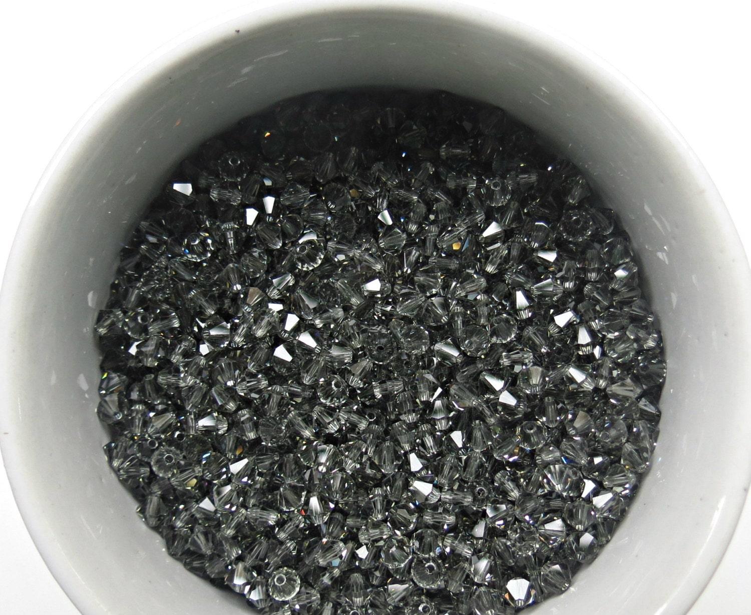 2.5mm Black Diamond Swarovski Bicone Xillion Cuts 36/72/144/432/1000 Pieces (215) 5328 Jewelry making beads