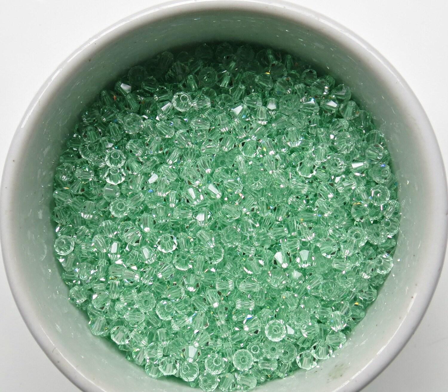 3mm Chrysolite Swarovski Bicone Beads 36/72/144/432/720 Pieces (238) Jewelry findings, embroidery materials, jewelry making, craft supplies