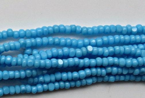 11/0 Charlotte true Cut Beads Opaque Turquoise 10/20/50/250/500 Grams (10 Grams 1300 Pieces)