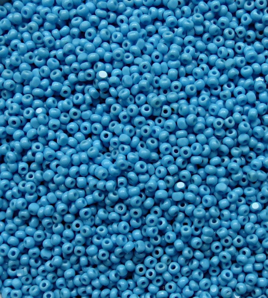 11/0 Charlotte true Cut Beads Opaque Turquoise 10/20/50/250/500 Grams (10 Grams 1300 Pieces)
