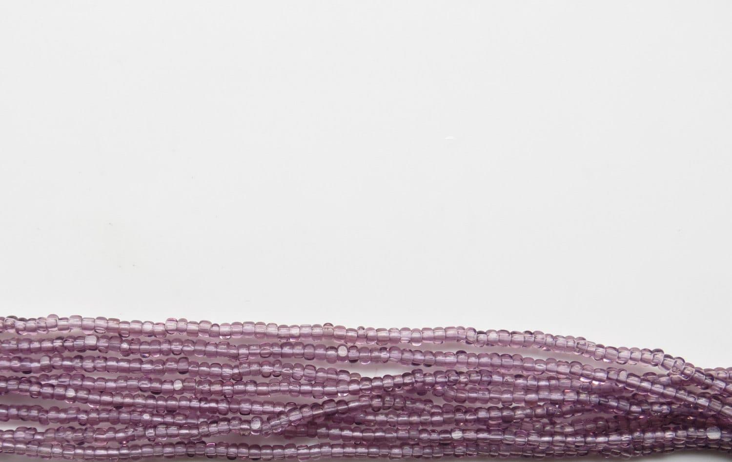 13/0 Charlotte Cut Beads Light Amethyst 5/10/20/50 Grams craft supplies, jewelry making, embroidery materials, vintage beads, rare supplies