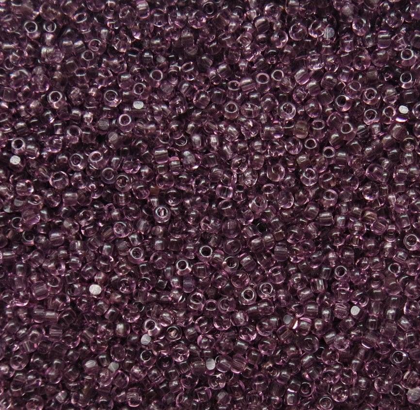 13/0 Charlotte Cut Beads Light Amethyst 5/10/20/50 Grams craft supplies, jewelry making, embroidery materials, vintage beads, rare supplies