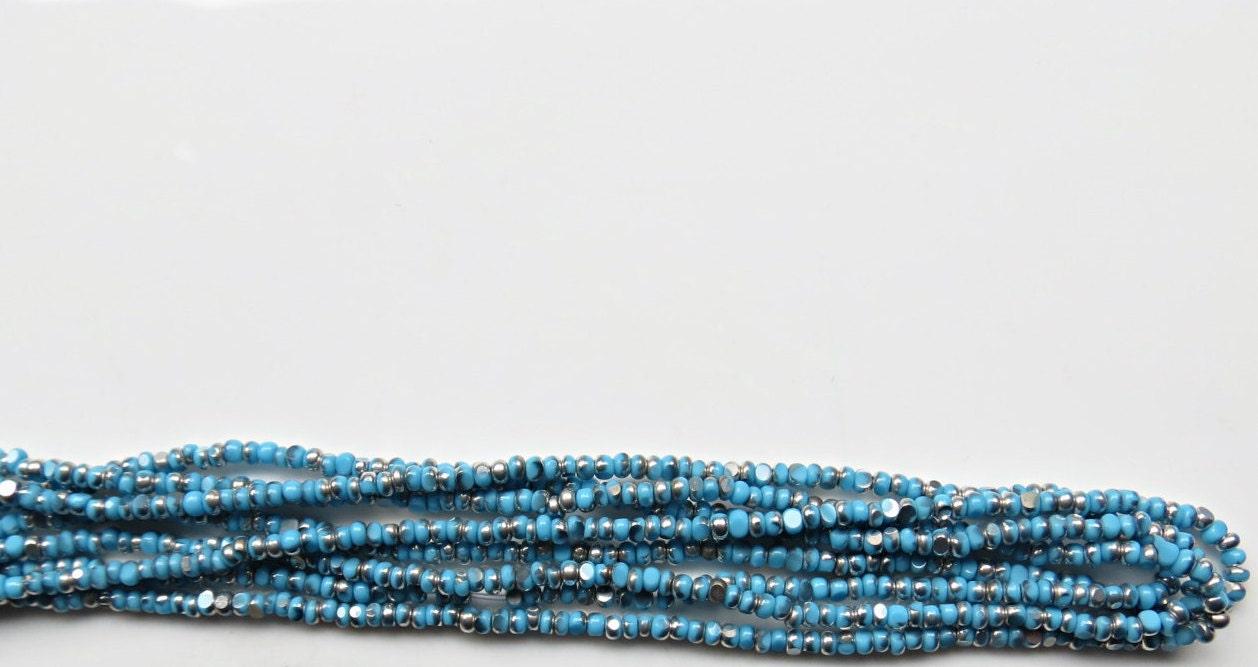 11/0 Charlotte true Cut Beads Patina Opaque Turquoise Silver 10/20/50/250/500 Grams