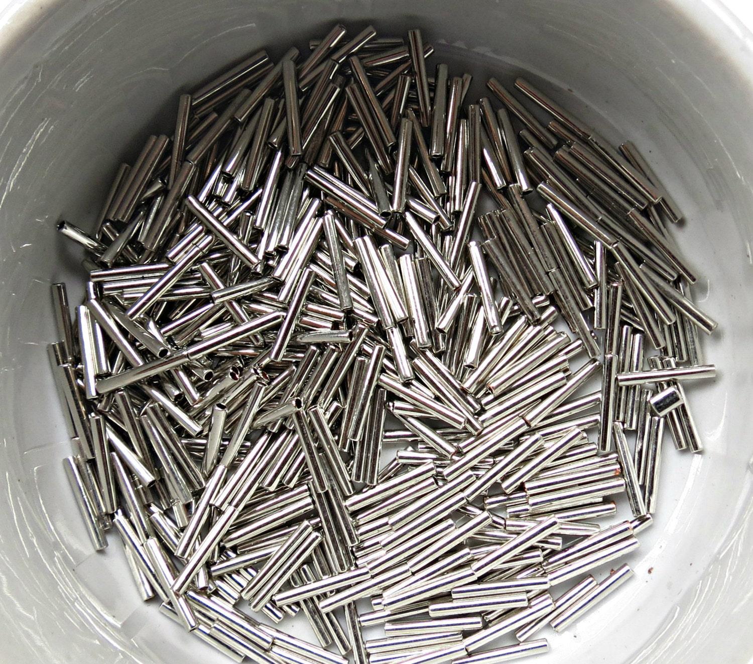 Fine 1.3 MM Seamless Tubes 330 Pieces 10 MM Length rare findings, brass tubes, jewelry making, craft supplies, decoration, couture