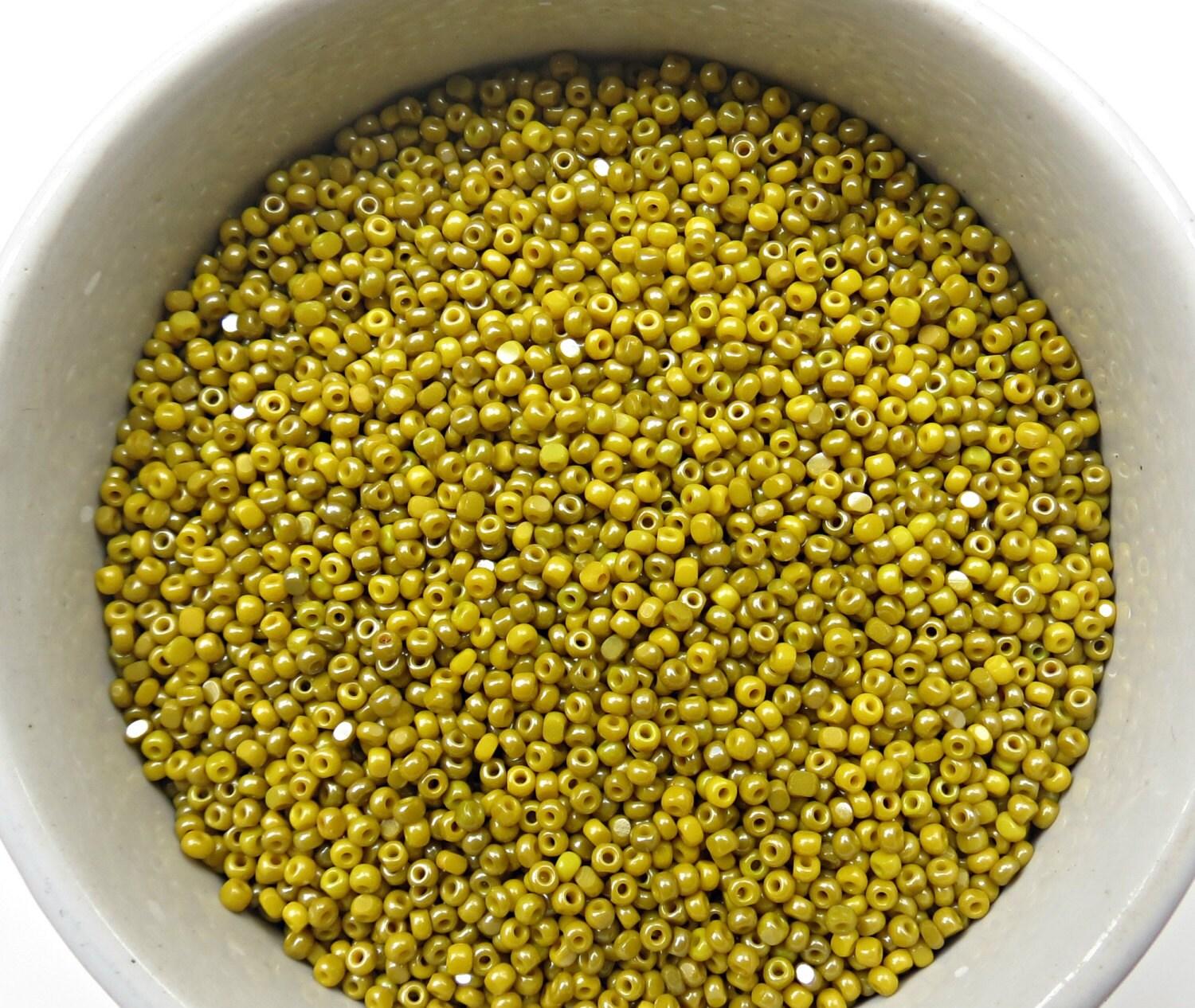 11/0 Charlotte true Cut Beads Ionized Yellow Opaque 10/20/50/250/500 Grams rare supplies jewelry