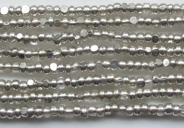 8/0 Charlotte Cut Beads Sterling Silver 10/20/50/250/500 Grams glass beads, jewelry supply, vintage findings, craft supply, rare materials