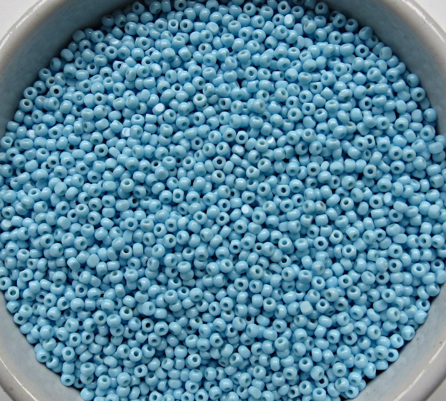11/0 Charlotte true Cut Beads Opaque Powder Turquoise 10/20/50/250/500 Grams PREMIUM SEED BEADSembroidery materials, jewelry making