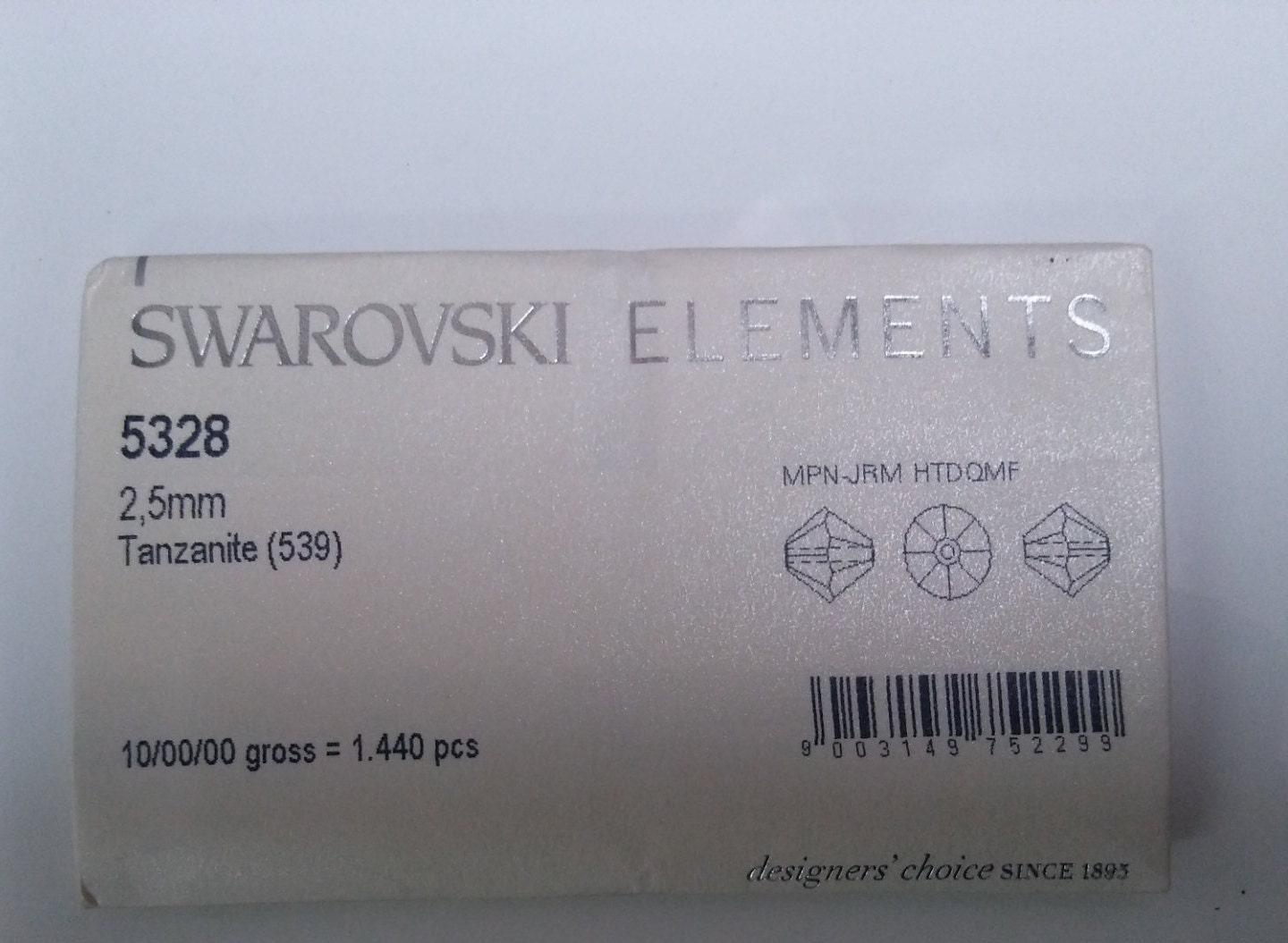 2.5 Tanzanite Swarovski Bicone 36/72/144/432/1000 Pieces Jewelry findings, embroidery materials, jewelry making, craft supplies