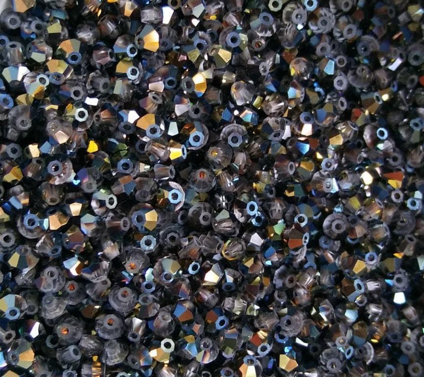 3mm Crystal Tabac Swarovski Bicone Cuts 36/72/144/432/720 Pieces Jewelry findings, embroidery materials, jewelry making, craft supplies