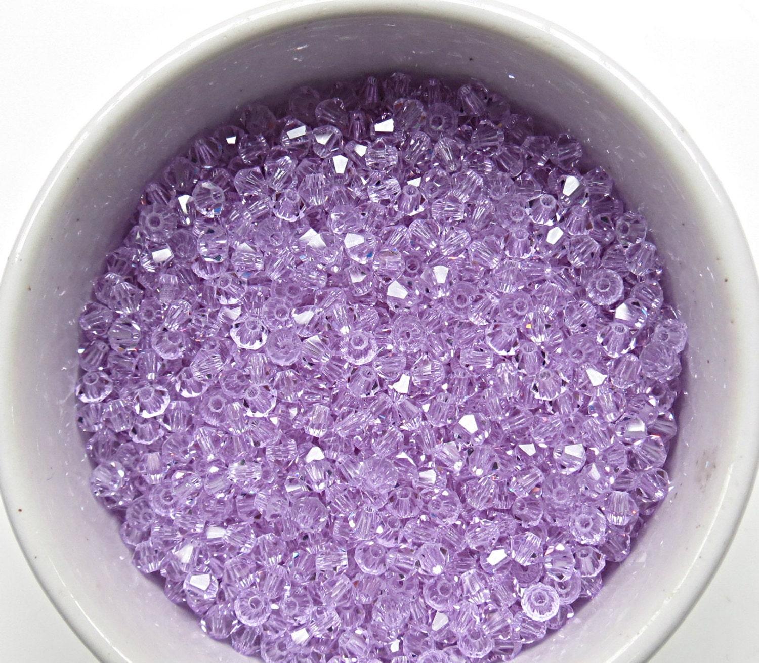 3mm Violet Swarovski Bicone beads 36/72/144/432/720 Pieces jewellery making, crystal beading, bracelet making, wedding decorations