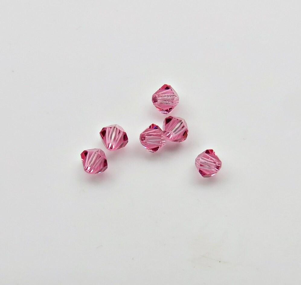 2.5mm Rose Swarovski Bicone Beads 36/72/144/432/1000 Pieces (204) Jewelry findings, embroidery materials, jewelry making, craft supplies