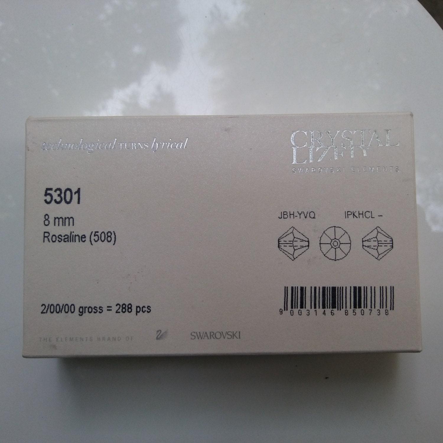 6/8 MM Rosaline Swarovski Bicone beads Cuts 12/36/72/144/288 Pieces (508) PREMIUM MATERIALS, Jewlery making beads