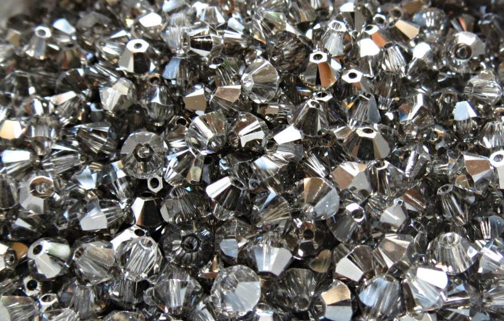Crystal Silver Night (3mm) Swarovski Bicone 36/72/144/432/720 Pieces Jewelry findings, embroidery materials, jewelry making, rare beads