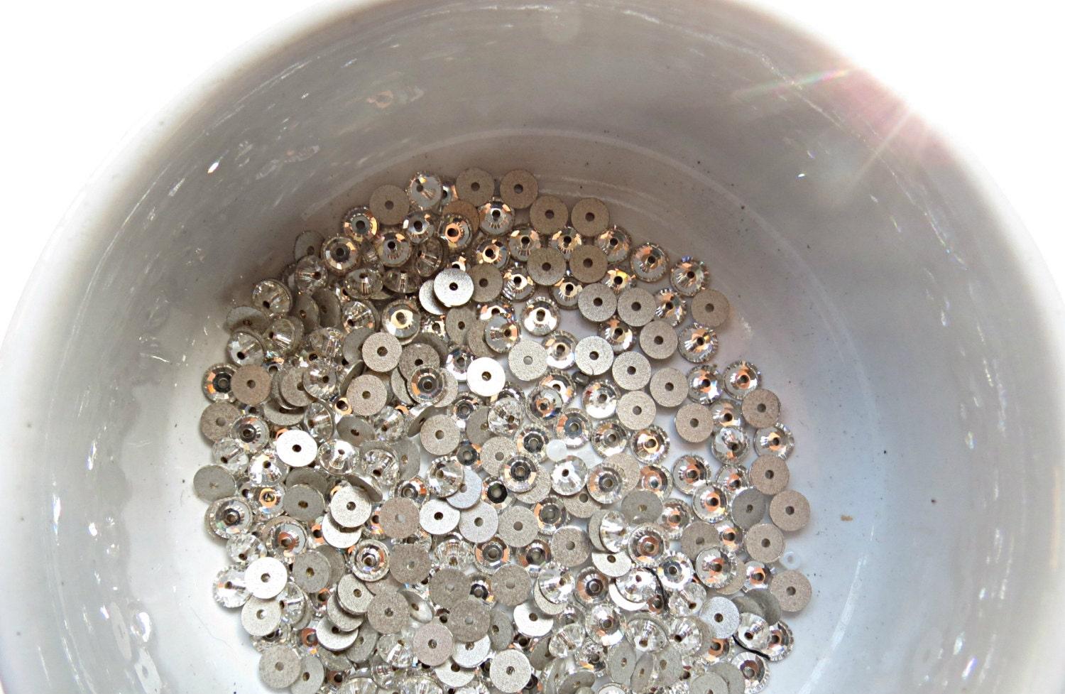 Swarovski Crystal 4MM Xillion Lochrose SEW ON STONES 3128 24/72/144/720 Pieces, embroidery materials, couture materials, wedding decoration