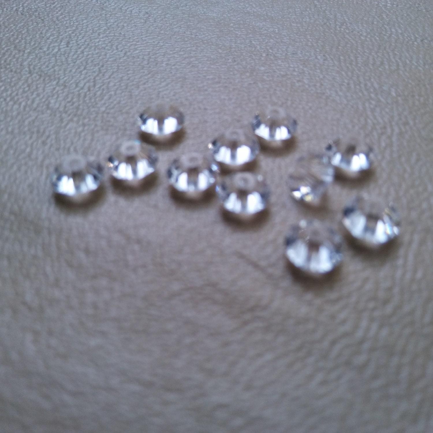 5x3mm Crystal Preciosa Flat Bicone Beads 20/72/144/432/1000 Pieces vintage premium beads, wedding embellishments, jewelry making beads