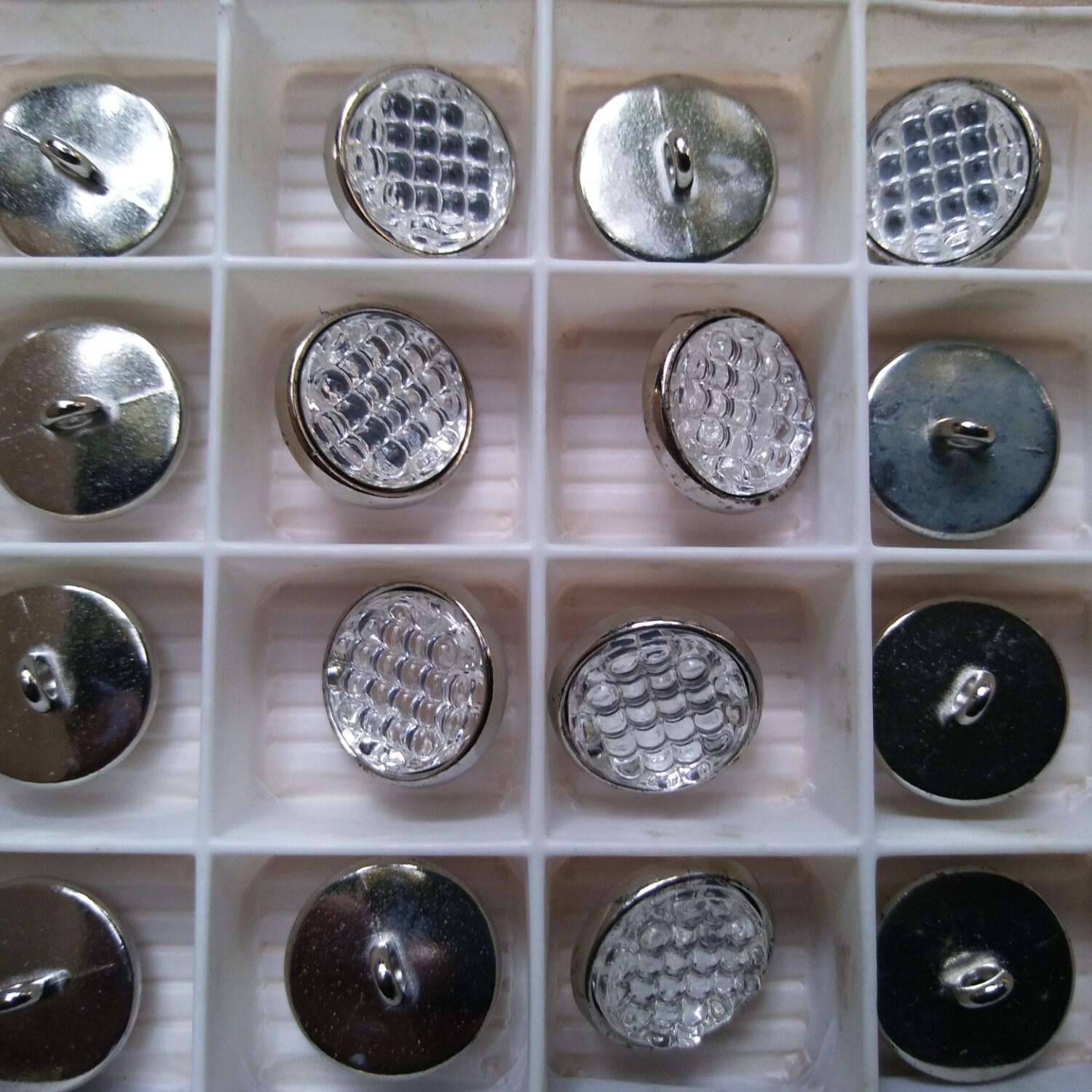 8/10/14mm Round Vintage Swarovski Stud Buttons Crystal Button Beads & Jewelry Supplies for Jewelry Making