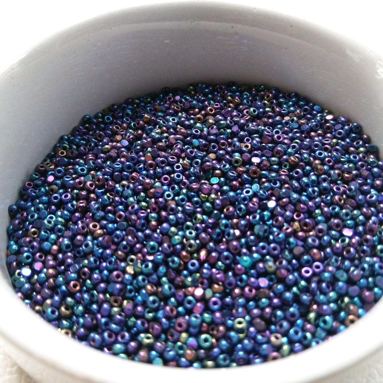 13/0 Charlotte Cut Beads Metallic IRIS 5/10/20/50/250/500 Grams native supplies, jewelry making, embroidery materials, vintage beads,