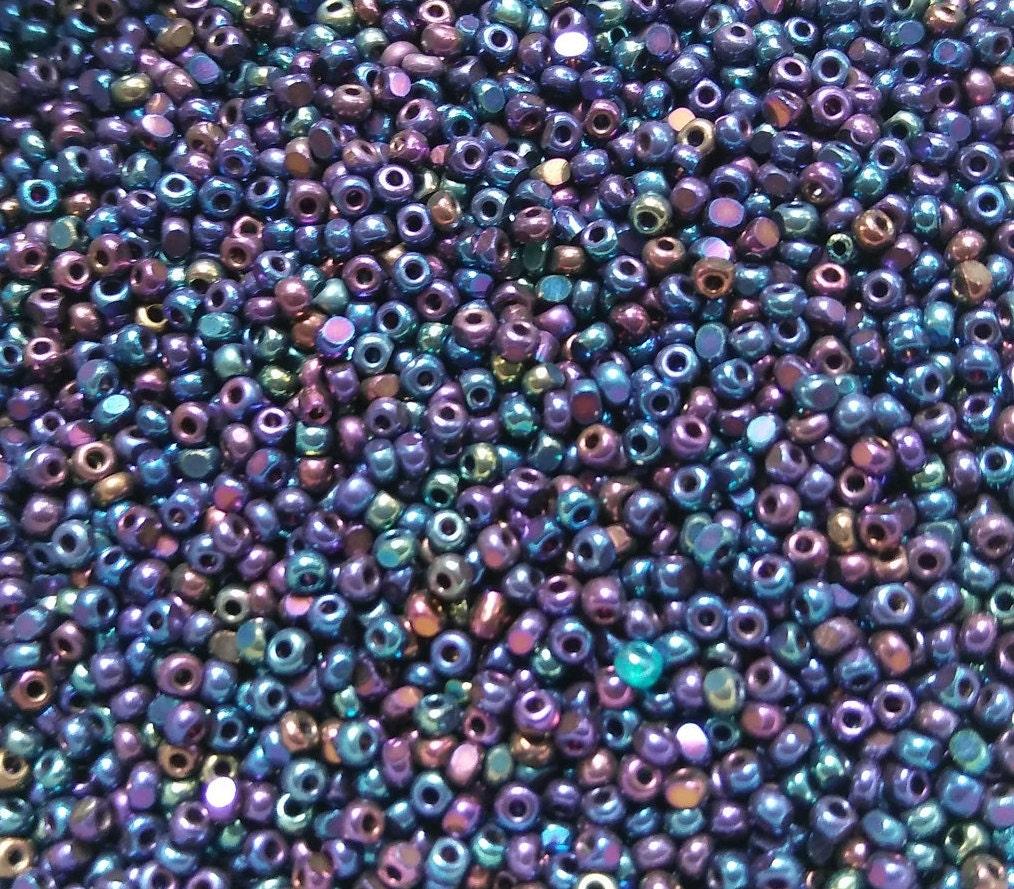 13/0 Charlotte Cut Beads Metallic IRIS 5/10/20/50/250/500 Grams native supplies, jewelry making, embroidery materials, vintage beads,