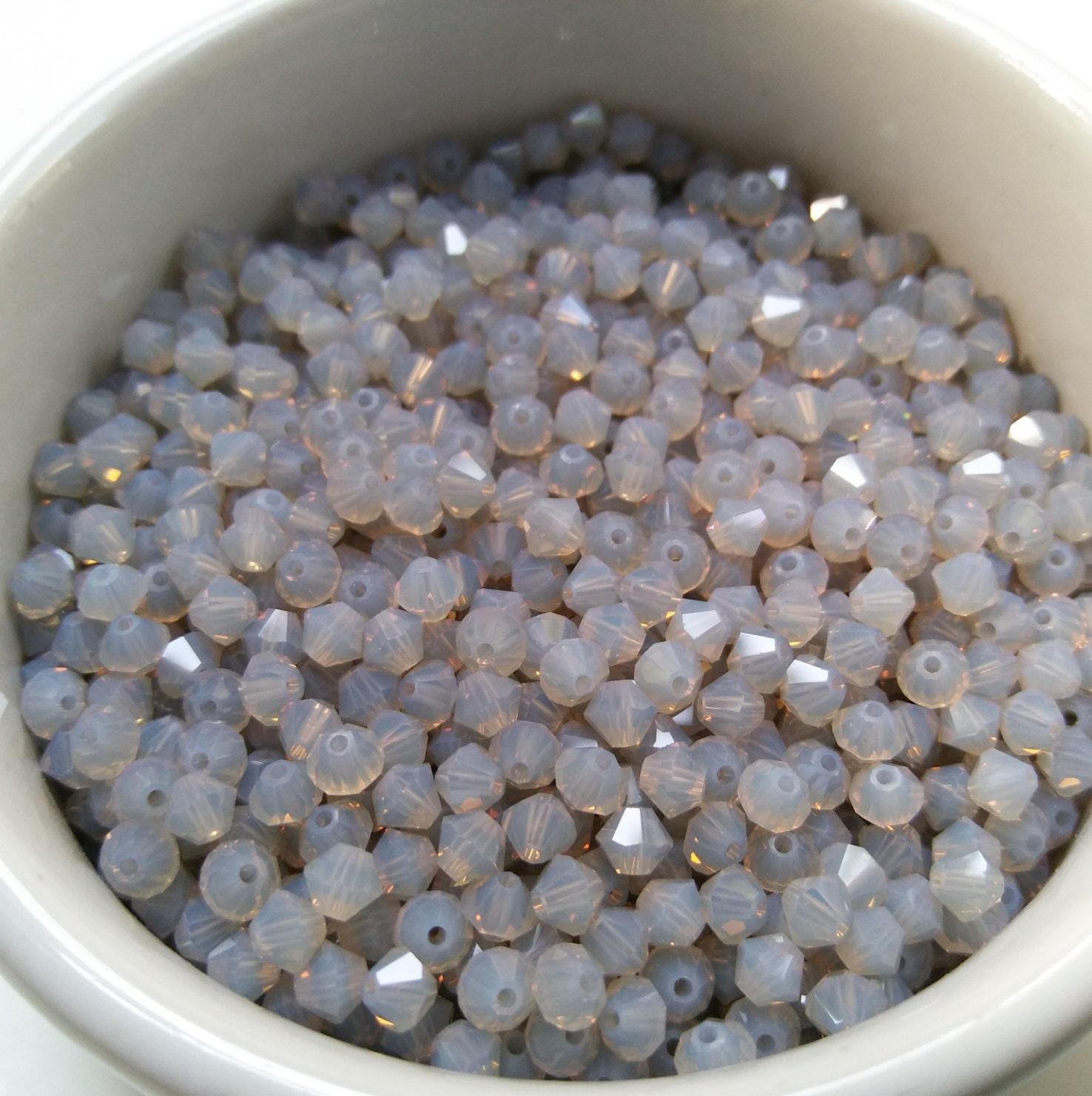 3mm Light Grey Opal Swarovski Bicone beads 36/72/144/432/720 Pieces (383) Jewelry findings, embroidery materials, jewelry making, rare beads
