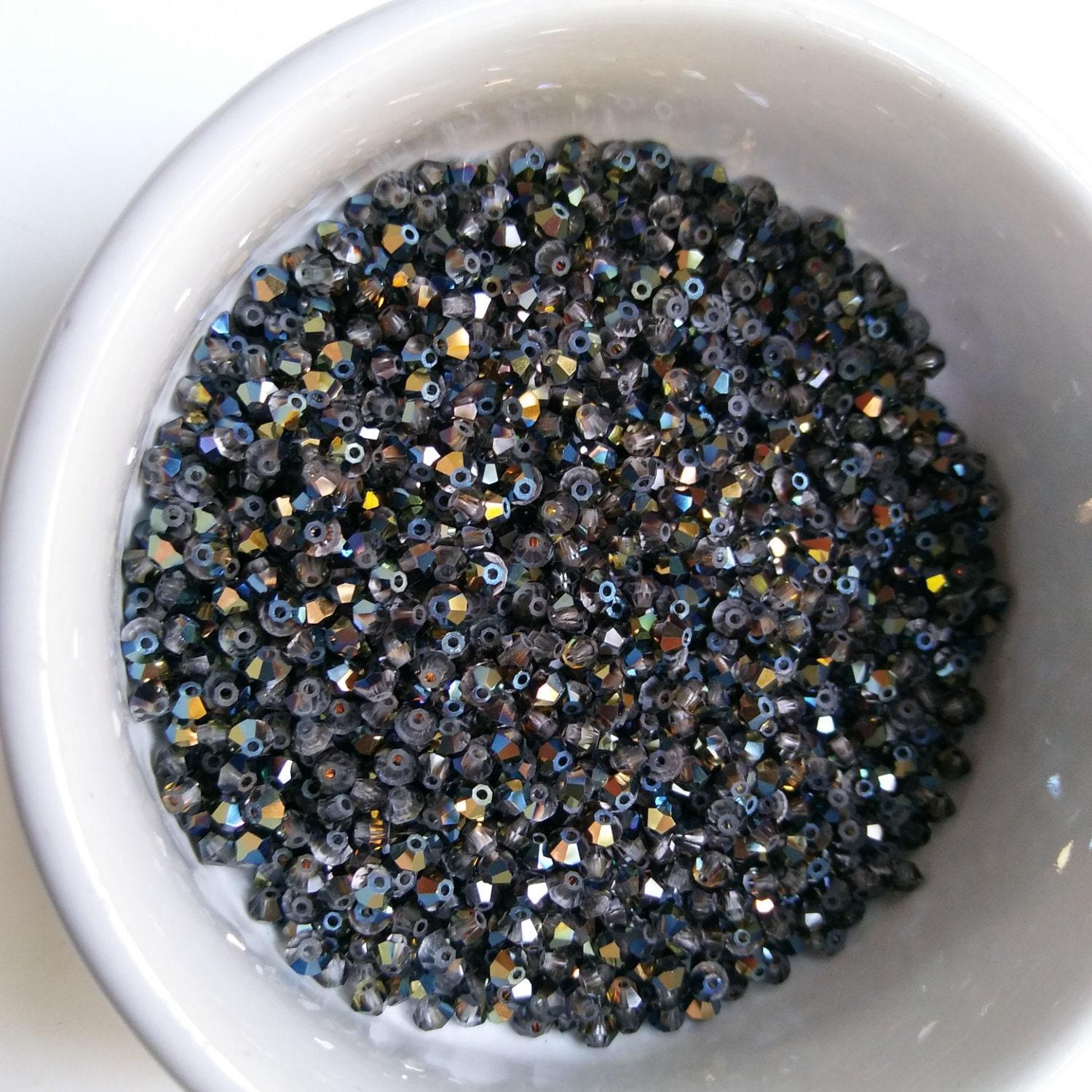 3mm Crystal Tabac Swarovski Bicone Cuts 36/72/144/432/720 Pieces Jewelry findings, embroidery materials, jewelry making, craft supplies