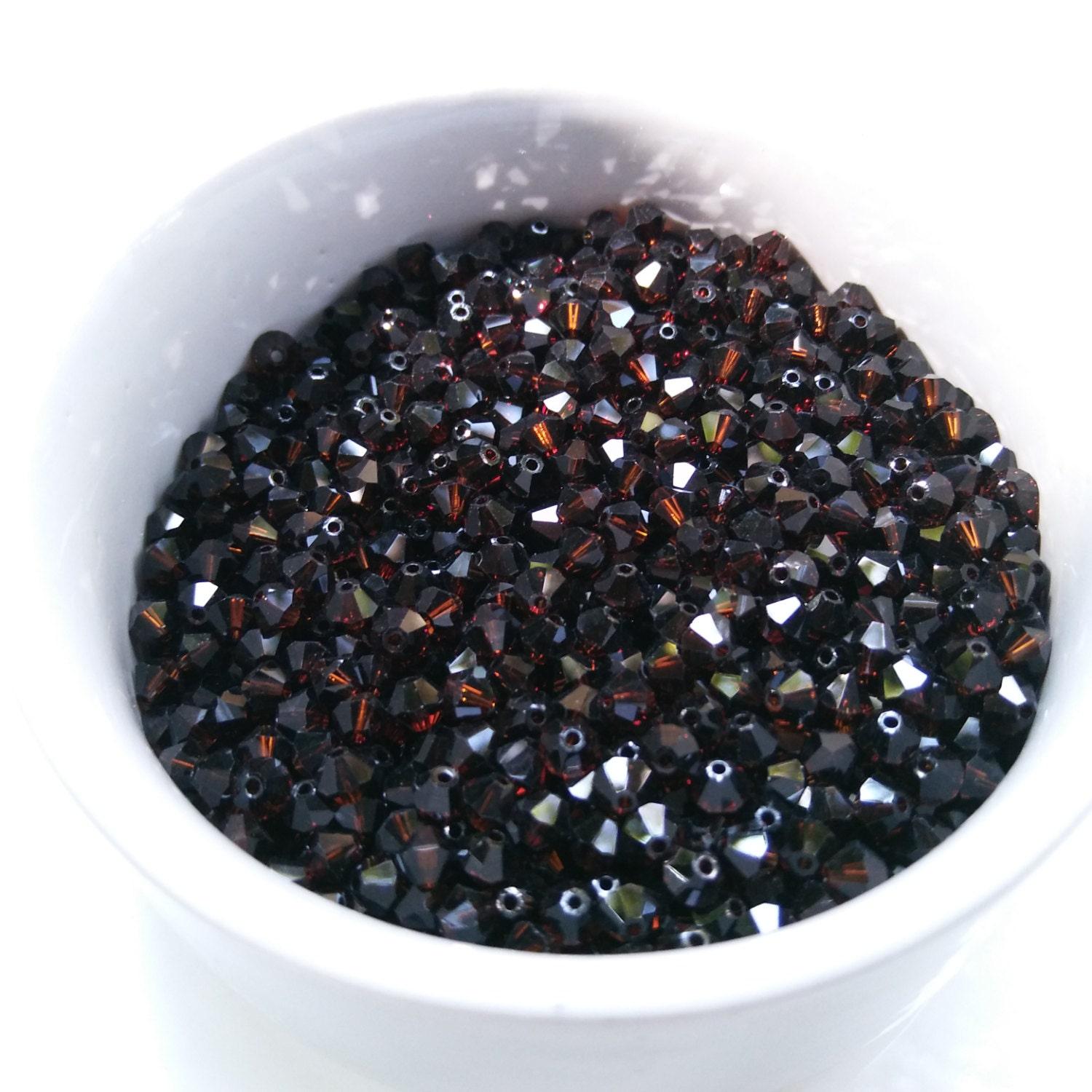 6/8 mm Mocca Swarovski Bicone 12/36/72/144/288 Pieces (286) PREMIUM MATERIALS, Jewlery making beads