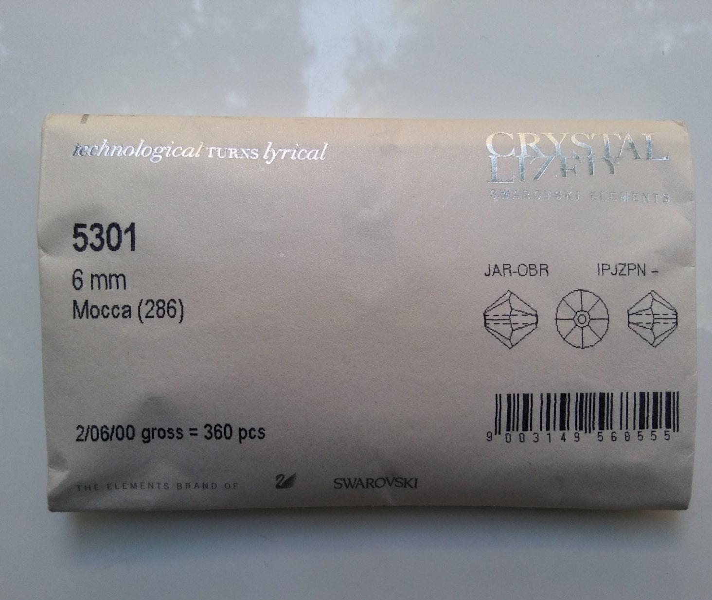 6/8 mm Mocca Swarovski Bicone 12/36/72/144/288 Pieces (286) PREMIUM MATERIALS, Jewlery making beads