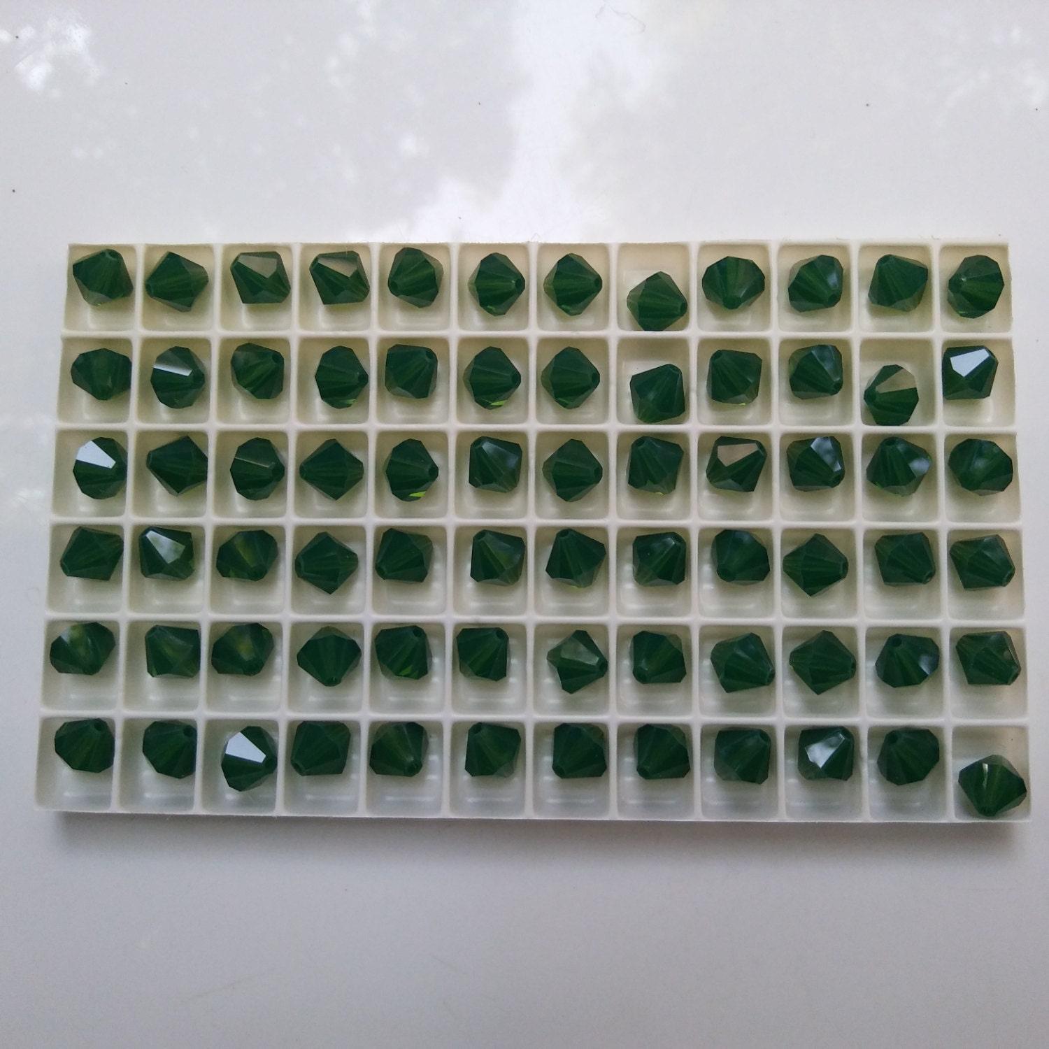 8 MM Palace Green Opal Swarovski Bicone beads Cuts 6/24/72/144 Pieces (393) PREMIUM MATERIALS, Jewlery making beads