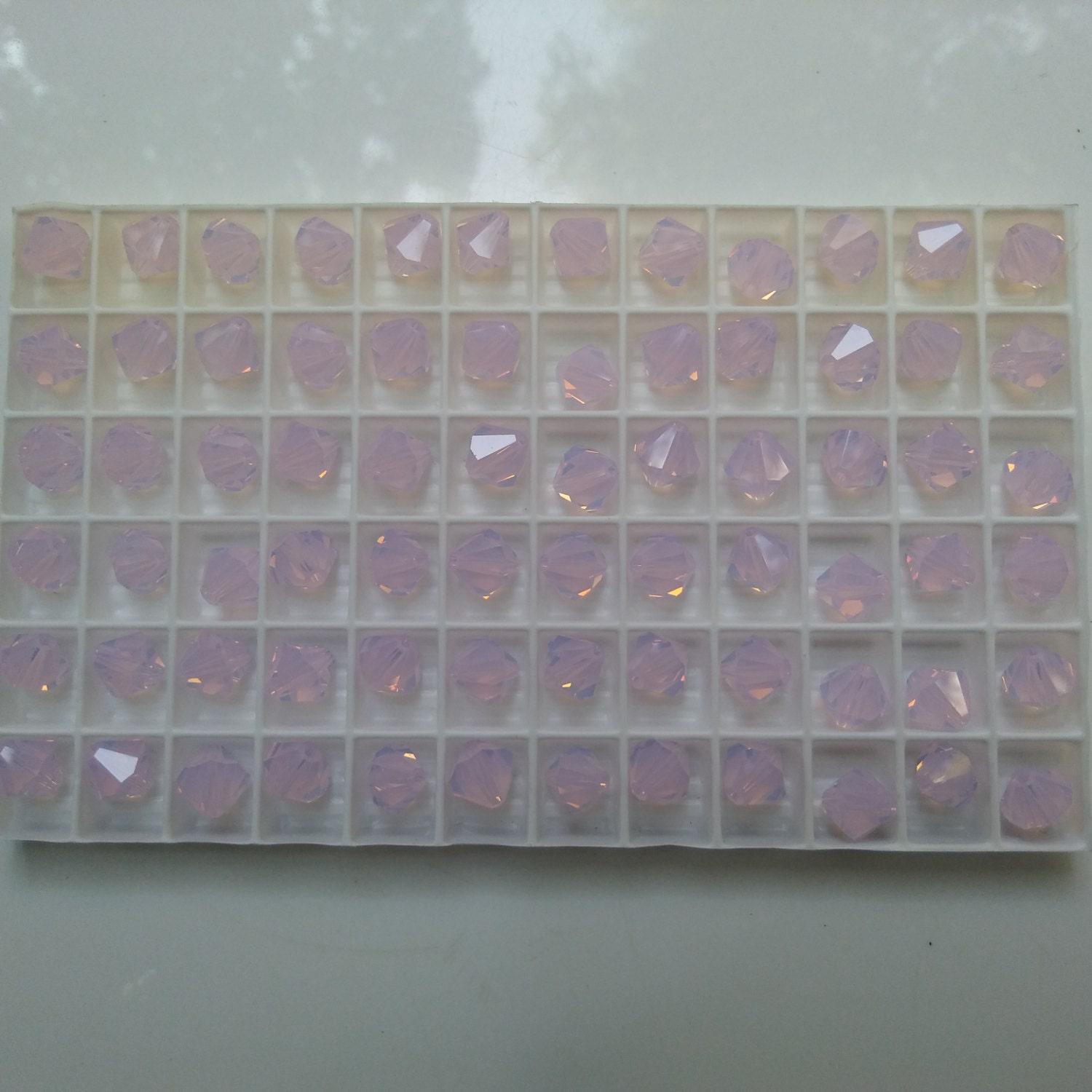 8 MM Rose Water Opal Swarovski Bicone 16 Cuts 6/12/24/36/72/144/288 Pieces (395) embroidery materials, rare jewelry findings, craft supplies
