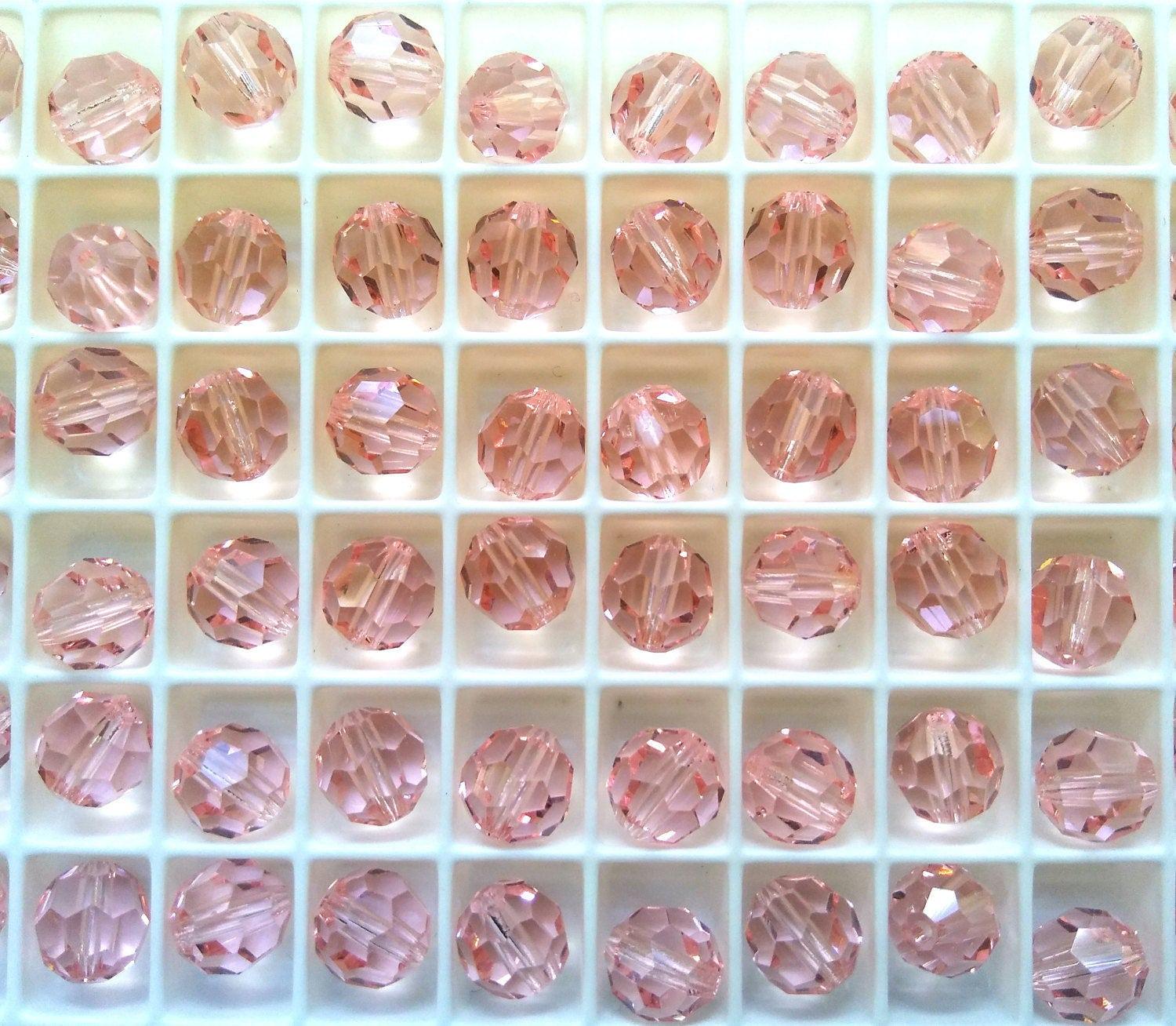 8mm Swarovski 5000 Faceted Round Beads (32 Colors) 6/12/36/72/144 Pieces Jewelery making beads, embellishments, VINTAGE FINDINGS, rare beads