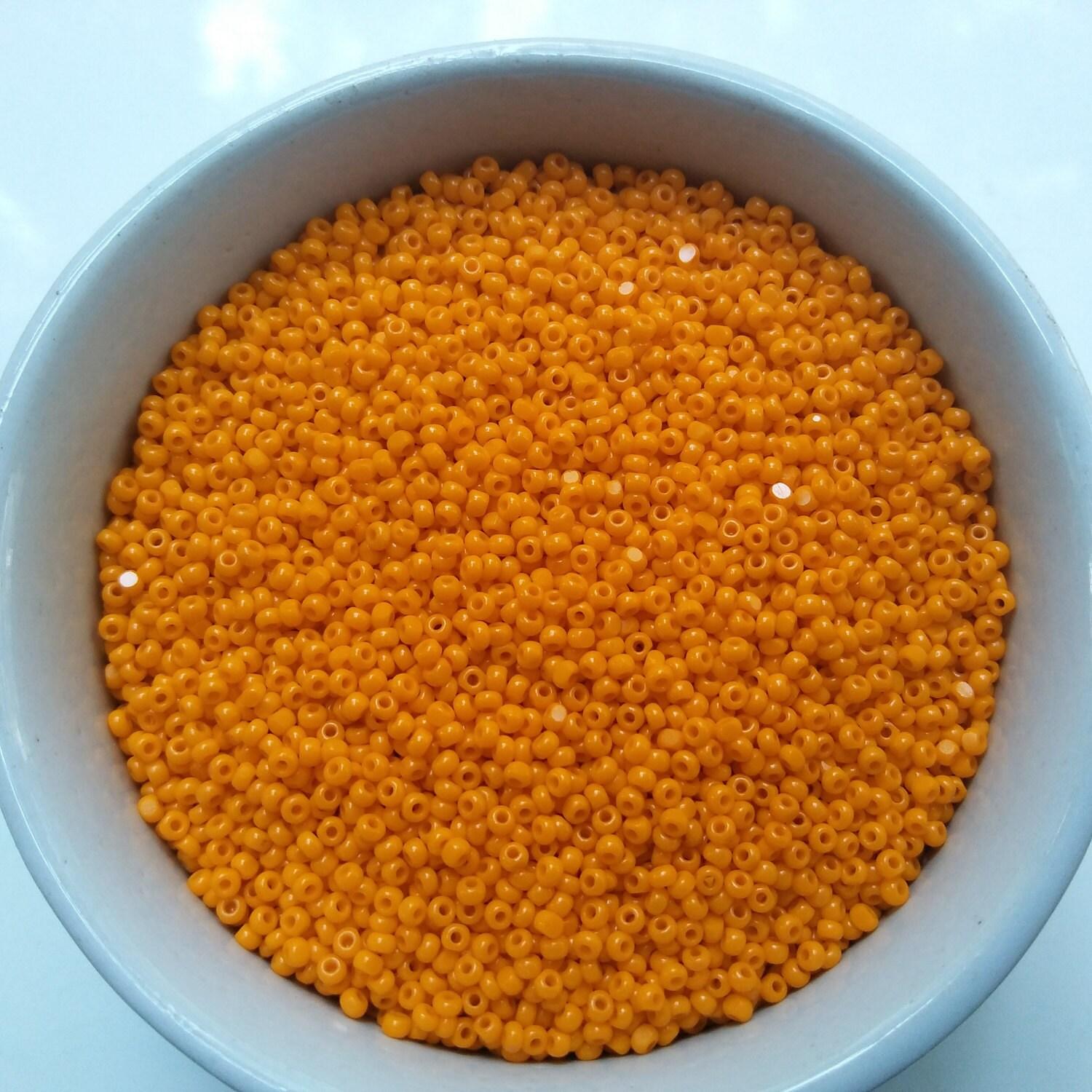 13/0 Charlotte true Cut Beads Opaque Light Orange 5/10/20/50/250/500 Grams Premium Seed Beads