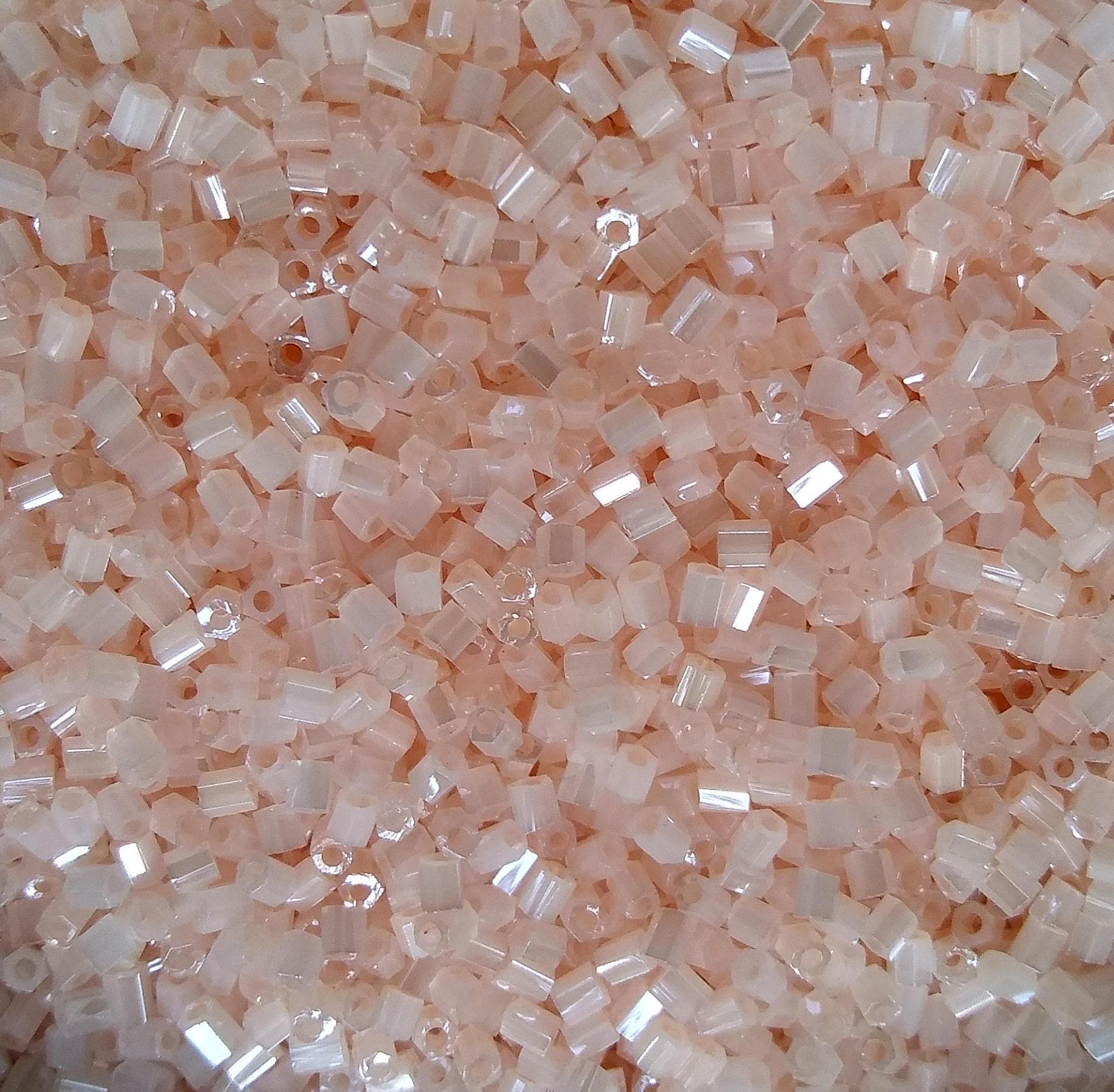 10/0 MATSUNO HEXAGON 2 Cuts Light Salmon Luster seed beads Japanese Beads 10/50/100/450Gms