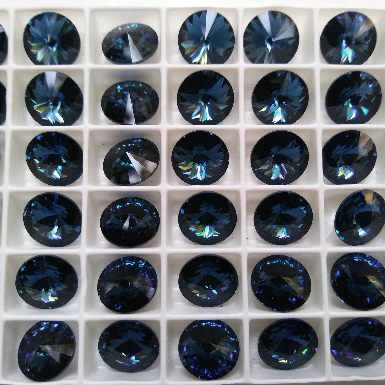 14mm Swarovski 1122 Rivoli Crystal Foiled in 24 Colours 2/4/12/24 Pieces Jewelry parts