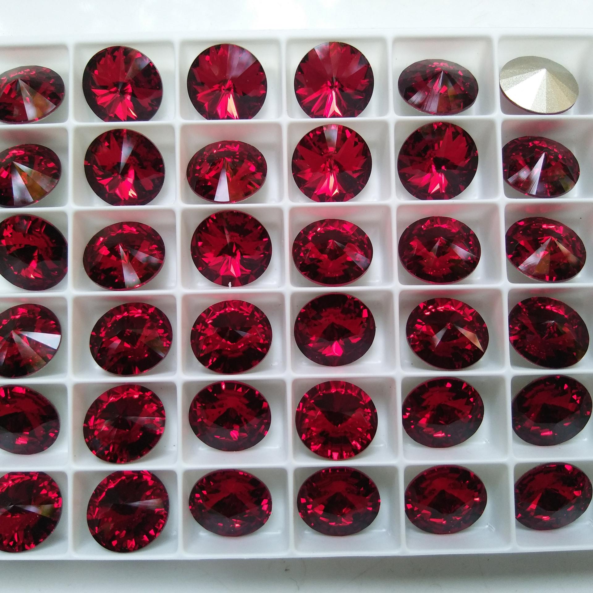14mm Swarovski 1122 Rivoli Crystal Foiled in 24 Colours 2/4/12/24 Pieces Jewelry parts