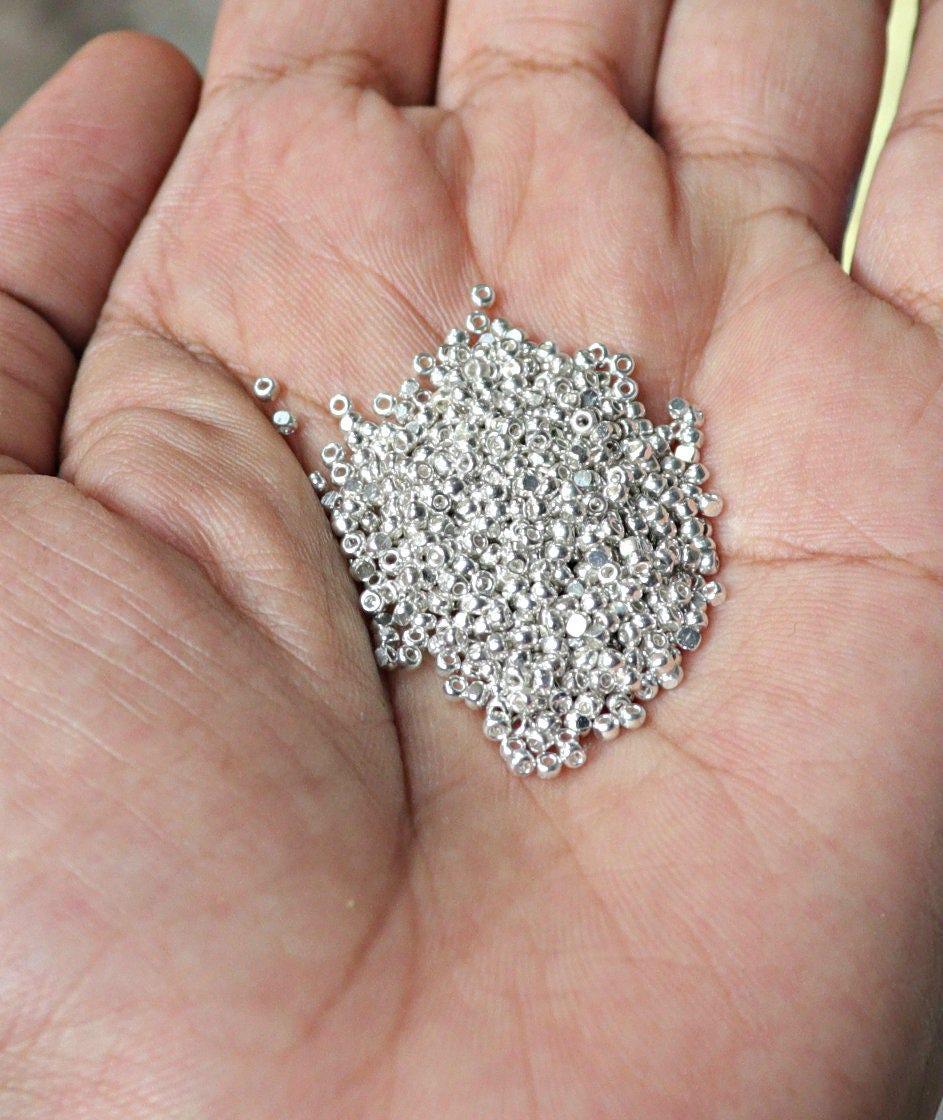 11/0 Charlotte Cut Beads STERLING SILVER 10/20/50/250/500 Grams True cut beads Oscar Earrings, jewelry making, embroidery materials